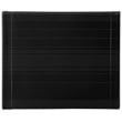 Pemberly Row Contemporary Black Finish Boucle Fabric Queen Bed