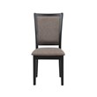 Pemberly Row 5-Piece Rectangle Wood Dining Set in Brown/Black