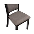 Pemberly Row 5-Piece Rectangle Wood Dining Set in Brown/Black