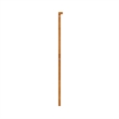 Pemberly Row Full Coastal Solid Wood Panel Headboard in Light Toffee