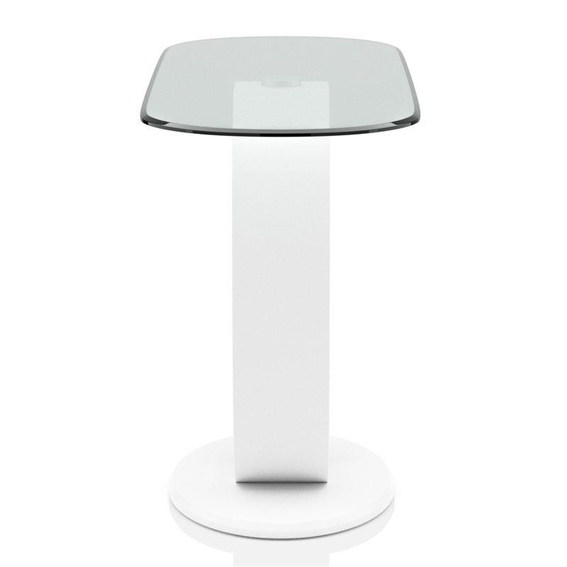 Pemberly Row Contemporary Wood Console Table in White Finish