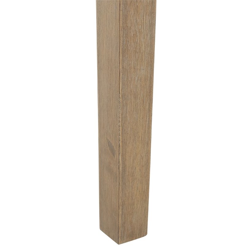 Pemberly Row 4-Piece Modern Wood Dining Set in Rustic Brown/Cream