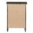 Pemberly Row Engineered Wood Transitional 3-Drawer Nightstand in Gray