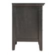 Pemberly Row Engineered Wood Contemporary 3-Drawer Nightstand in Black