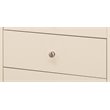 Pemberly Row Engineered Wood Contemporary 3-Drawer Nightstand in Beige