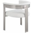 Pemberly Row Contemporary Cream Boucle Fabric Dining Chair (Set of 2)