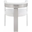 Pemberly Row Contemporary Cream Boucle Fabric Dining Chair (Set of 2)