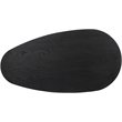 Pemberly Row Engineered Wood Contemporary Black Coffee Table