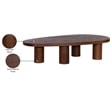 Pemberly Row Engineered Wood Contemporary Brown Coffee Table