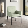 Pemberly Row Contemporary Mint Chenille Fabric Dining Chair (Set of 2)