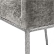 Pemberly Row Contemporary Grey Chenille Fabric Dining Chair (Set of 2)