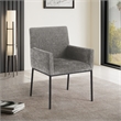 Pemberly Row Contemporary Grey Chenille Fabric Dining Chair (Set of 2)
