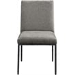 Pemberly Row Grey Chenille Fabric Dining Side Chair (Set of 2)