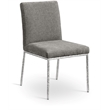 Pemberly Row Grey Chenille Fabric Dining Side Chair (Set of 2)