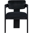 Pemberly Row Contemporary Black Velvet Dining Chair (Set of 2)