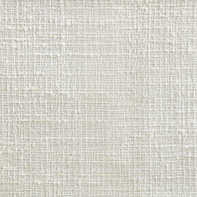 Pemberly Row Contemporary Cream Linen Textured Polyester Fabric Stool