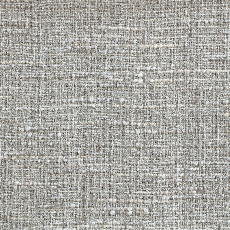 Pemberly Row Contemporary Grey Linen Textured Polyester Fabric Stool