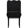 Pemberly Row Contemporary Black Chenille Fabric Upholstered Dining Chair