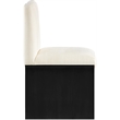 Pemberly Row Contemporary Cream Chenille Fabric Upholstered Dining Chair
