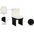 Pemberly Row Contemporary Cream Chenille Fabric Upholstered Dining Chair