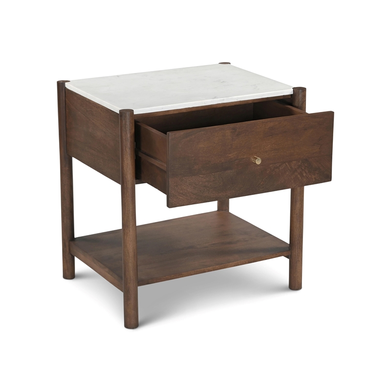 Pemberly Row Modern Solid Wood Frame 23.5