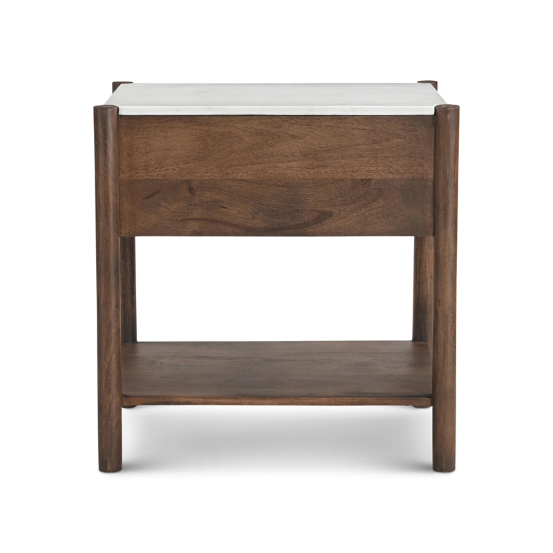 Pemberly Row Modern Solid Wood Frame 23.5