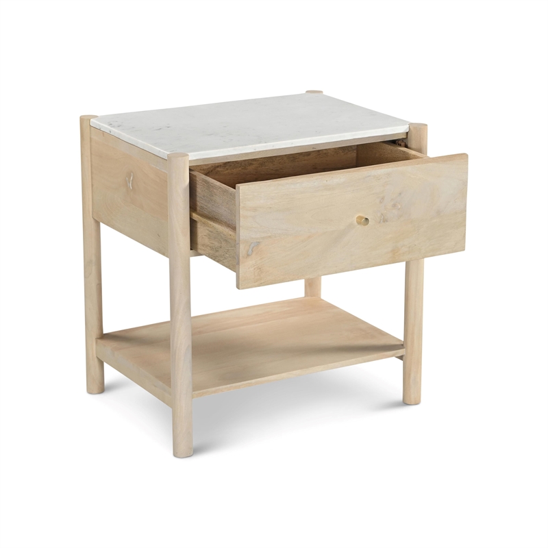 Pemberly Row Modern Solid Wood Frame 23.5