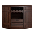 Pemberly Row Transitional Wood Multi-Storage Buffet in Vintage Walnut