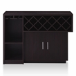 Pemberly Row Contemporary Wood Multi-Storage Buffet Cabinet in Espresso