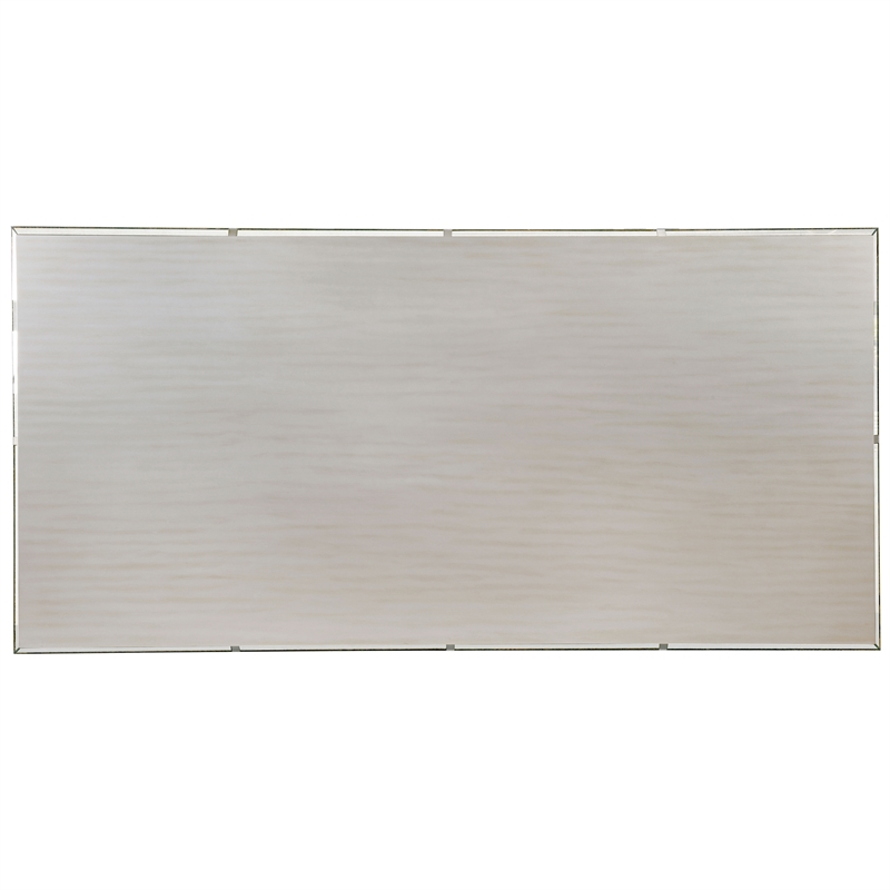 Pemberly Row Wood Dining Buffet Cabinet with Wine Rack in Silver