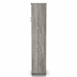 Pemberly Row Farmhouse Wood Tower Cabinet in Vintage Gray Oak