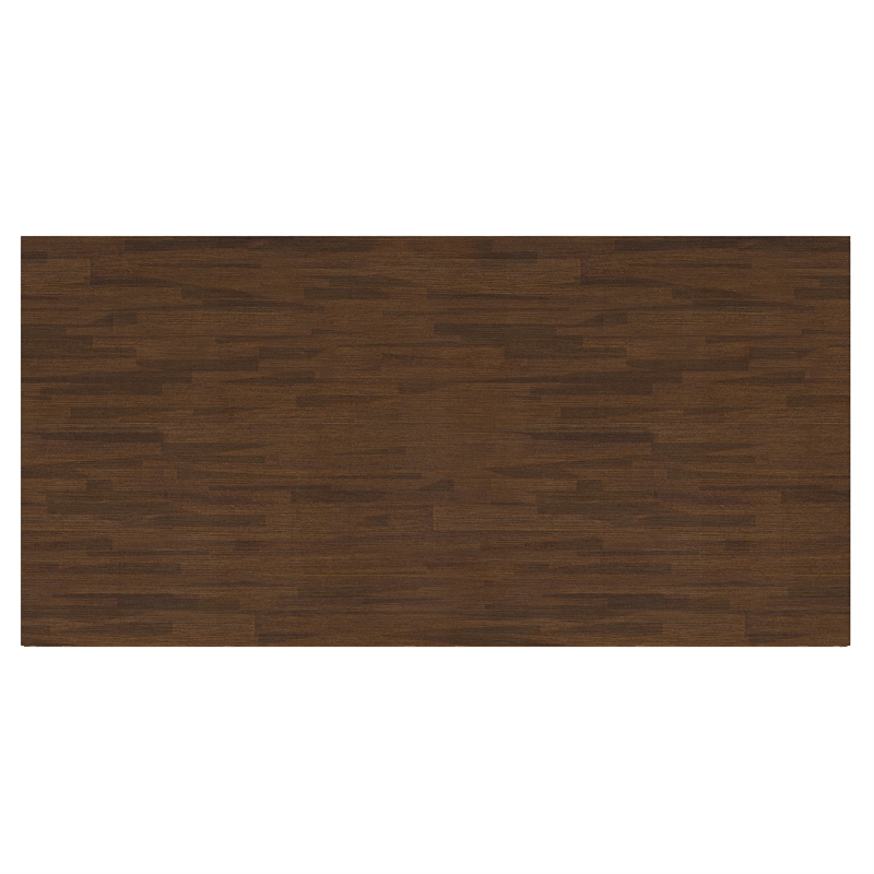 Pemberly Row Bottle Solid Wood Wine Cabinet in Natural Aged Brown