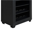 Pemberly Row Contemporary Cabinet with Speaker and LED in Black