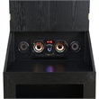 Pemberly Row Contemporary Cabinet with Speaker and LED in Black