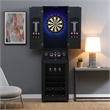 Pemberly Row Contemporary Cabinet with Speaker and LED in Black