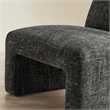 Pemberly Row Modern Wood Accent Chair in Carbon Black - 28.5