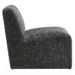 Pemberly Row Modern Wood Accent Chair in Carbon Black - 28.5