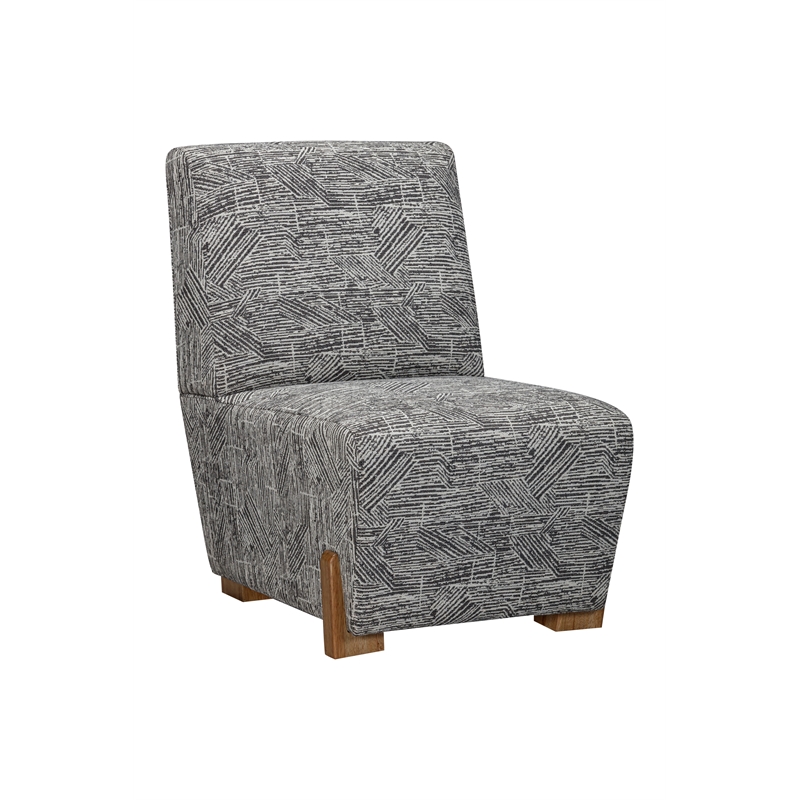 Pemberly Row Modern Accent Chair - Polyester - Exquisite Zebra