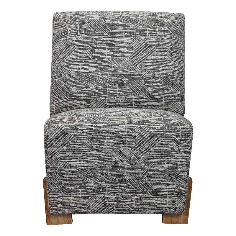 Pemberly Row Modern Accent Chair - Polyester - Exquisite Zebra