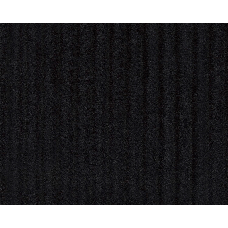 Pemberly Row Contemporary Polyester Onyx Sofa - 40