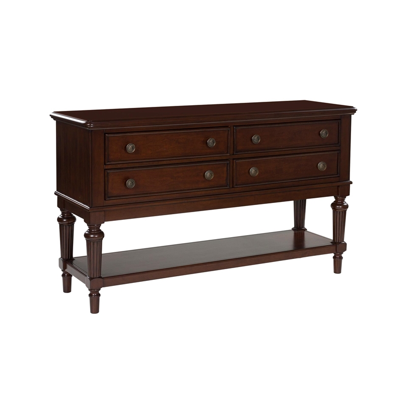 Pemberly Row Traditional Wood Brown Dining Server - 34.5
