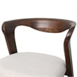 Pemberly Row Mid-Century Solid Wood Side Chairs in Rich Walnut (Set of 2)