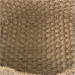 Pemberly Row Light Brown Seagrass Rectangular Basket W/ Handles in Set Of 3