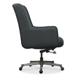 Pemberly Row Executive Swivel Tilt Chair with Blue Leather Furnishings