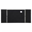 Pemberly Row Modern Velvet Upholstered Queen Platform Bed with Wings in Cream
