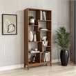 Pemberly Row Transitional Solid Wood Bookcase 72