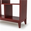 Pemberly Row Transitional Solid Wood Bookcase 72