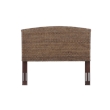 Pemberly Row Rattan Natural Clifton Queen Banana Leaf Panel Headboard