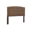 Pemberly Row Rattan Natural Clifton Queen Banana Leaf Panel Headboard