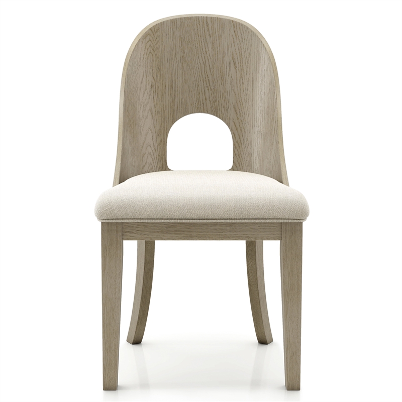 Pemberly Row Modern Wood 7-Piece Dining Table Set in White - 30